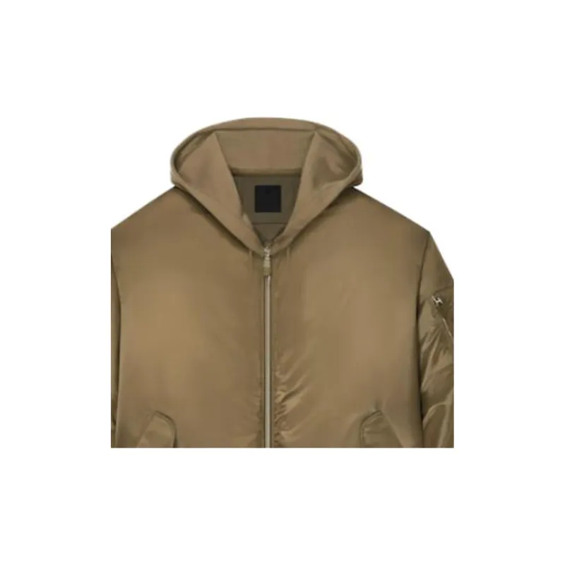 Givenchy Oversized Hooded Bomber Jacket 'Dark Green'-3