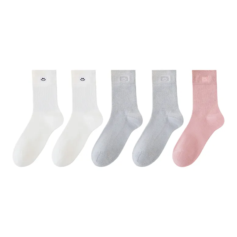 Cotton Gene Mid Calf Socks Women's Shopping Bag 5 Pack-6