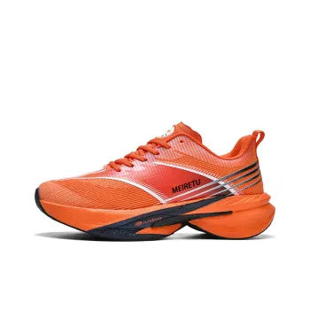 Meiretu Cushioning, Abrasion Resistant, And Resilient Properties Low Top Casual Shoes Unisex Orange