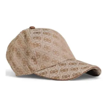 GUESS Polyurethane Baseball Caps Women's Khaki/Brown