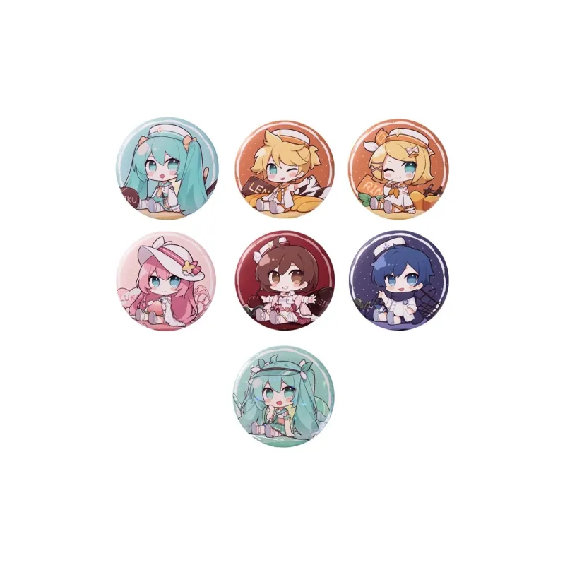 MOEYU Hatsune Miku Tinplate Badge Anime Merchandise Badges-8