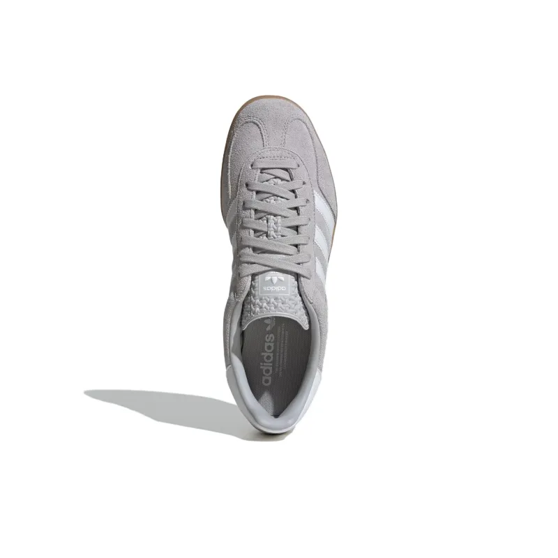 Adidas Originals Gazelle Indoor Grey Cloud White Gold Metallic-3