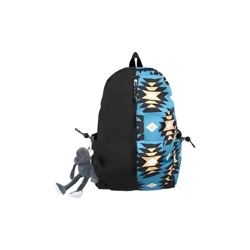 DJ.SPIRIT Nylon Backpack Regular Unisex Multicolor-11