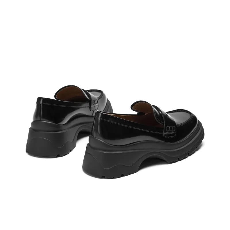 73Hours Cow Cat Loafers 4.5cm Women's-4