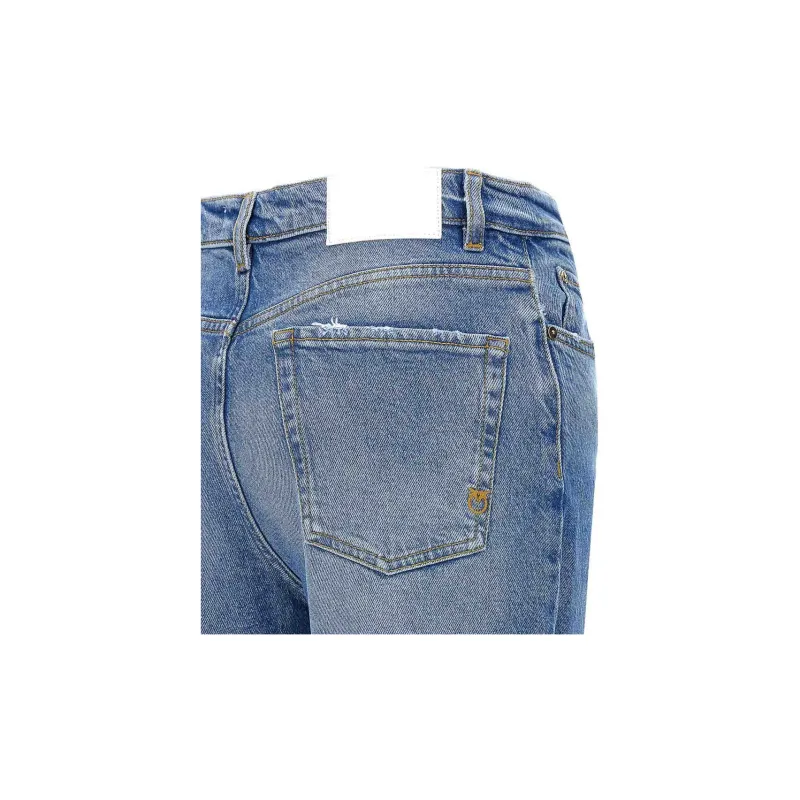 PINKO Roxanne Logo Patch Jeans-6