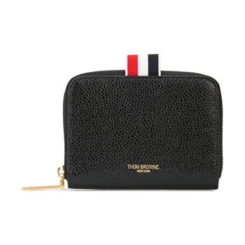THOM BROWNE Logo Zip Around Wallet