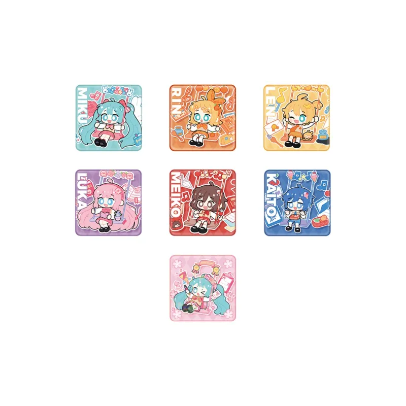 MOEYU Hatsune Miku Tinplate Badge Anime Merchandise Badges-6