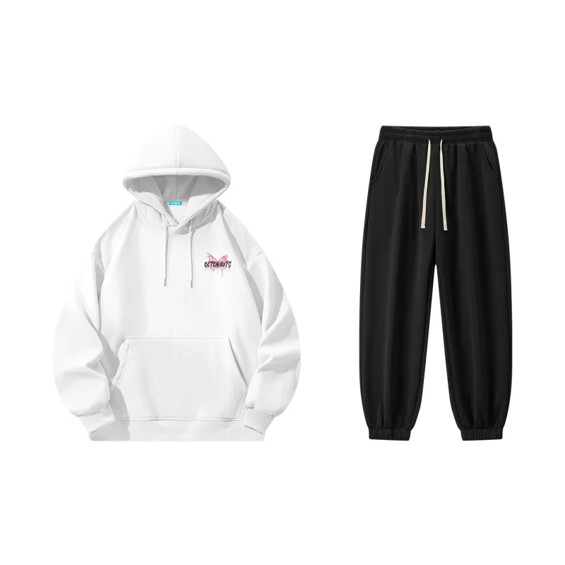 Small Columns Under The Sea Sweatshirt Set Unisex-19