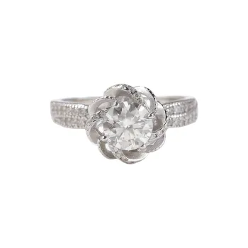 Stone On The Line S925 Silver Rings Women's