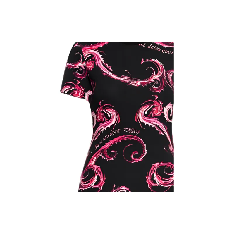 VERSACE JEANS Chromo Couture print Mini Dress-4