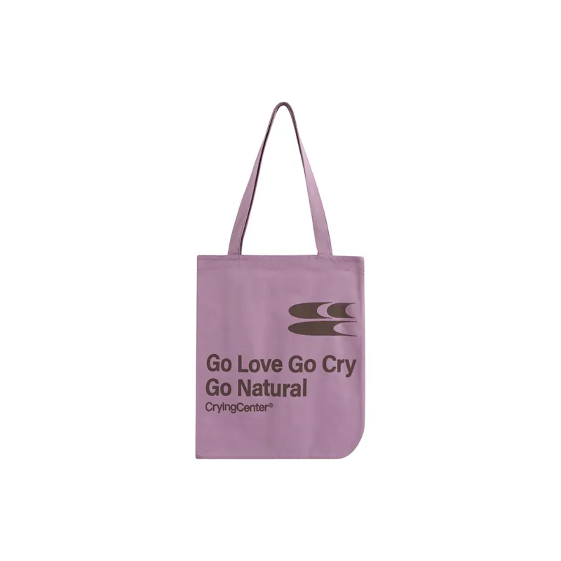 Crying Center Fabric Shoulder Bag Regular Unisex Multicolor-27