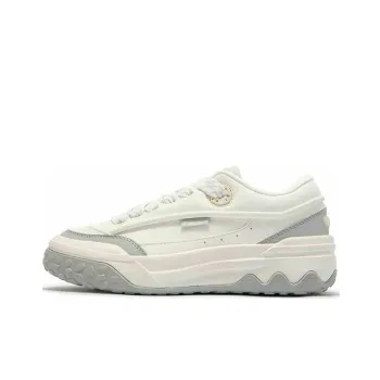 361° Shortbread Anti Slip Wear Resistant Mid Top Skateboard Shoes Women's White Gray