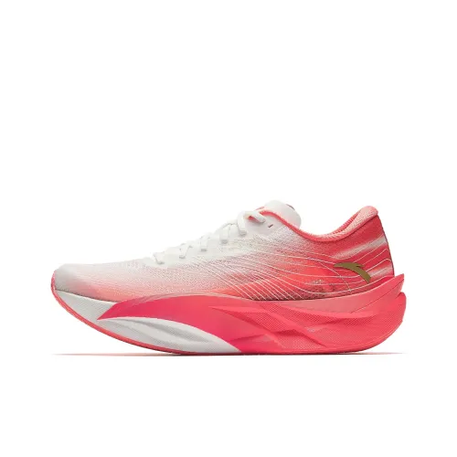 Anta C202 6.0 Anti Slip And Wear Resistant Breathable Low Top Casual Running Shoes Men's White Pink
