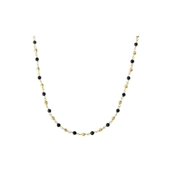 Bi disc 18K Gold Plated Copper Necklaces Unisex