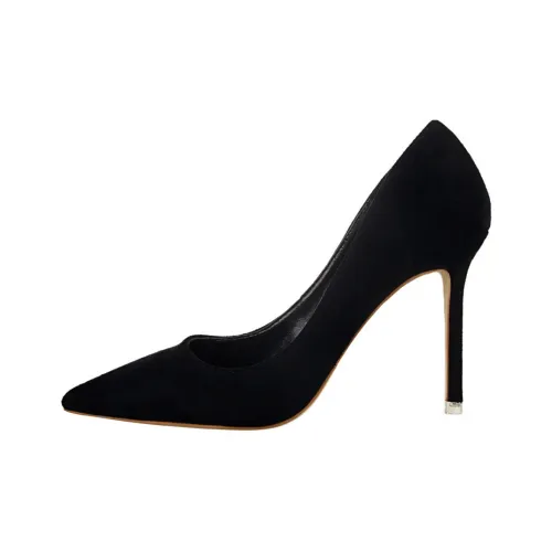 QITUMAUL Slim Heel High Heels 9cm Women's