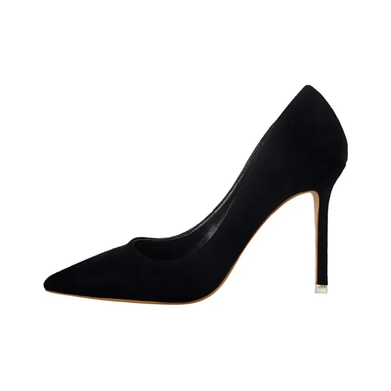 QITUMAUL Slim Heel High Heels 9cm Women's-0