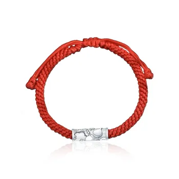 FOREVER MELODY 925 Sterling Silver Rope Bracelets Unisex