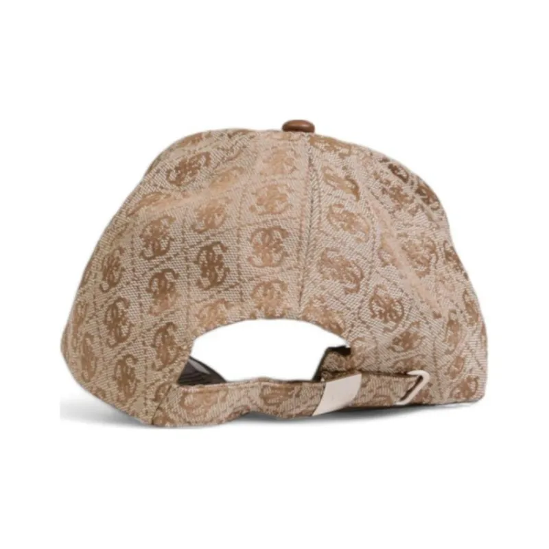 GUESS Polyurethane Baseball Caps Women's Khaki/Brown-1