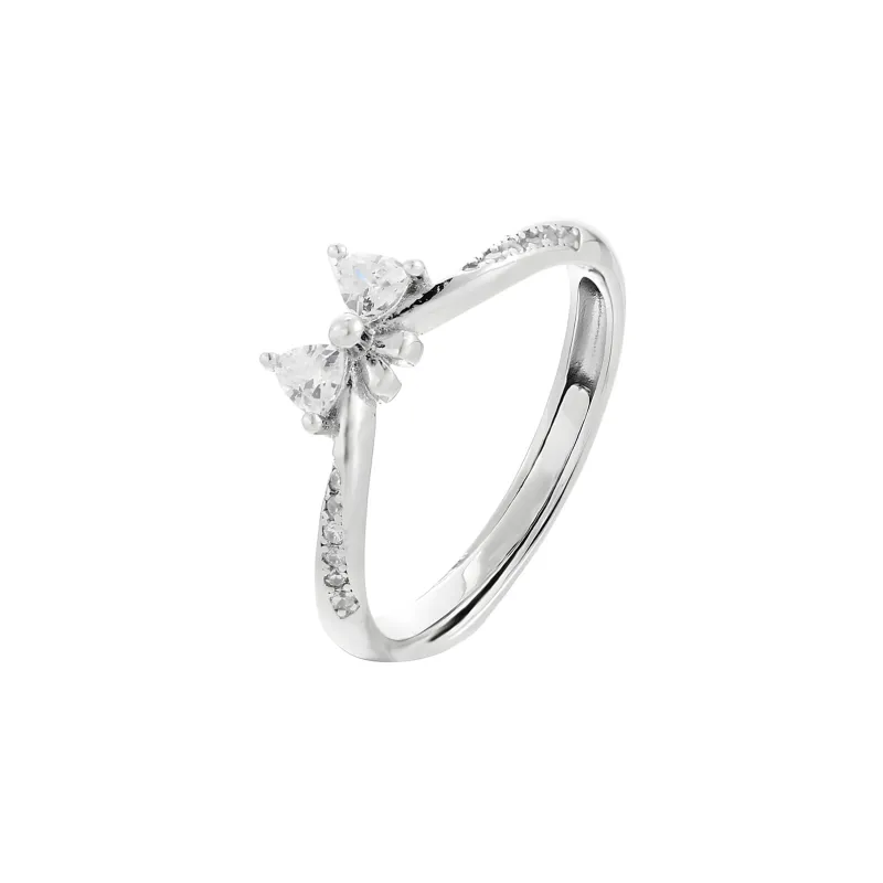 CLARKIA FLOWER S925 Silver Rings Unisex-6