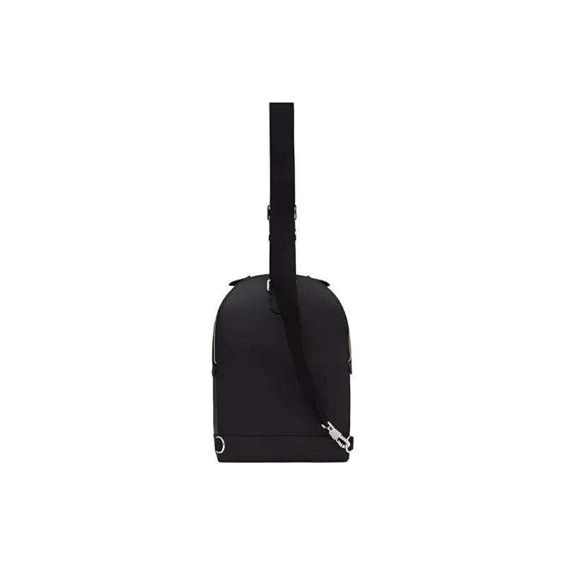 Burberry Calfskin With Leather Decoration Crossbody Bag Shoulder Bag Men's Black-3