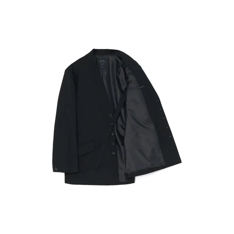 Yohji Yamamoto S'YTE Jackets Coats Unisex Black-2