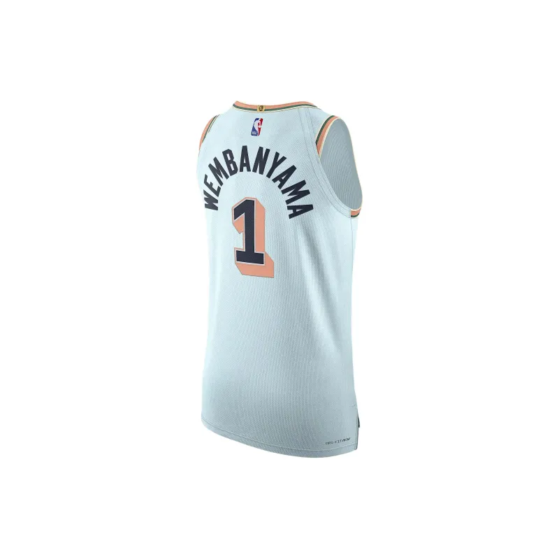 Nike X Nba San Antonio Spurs Victor Wembanyama Dri Fit Adv 2024/25 City Edition Autentics Swingman Jersey-1