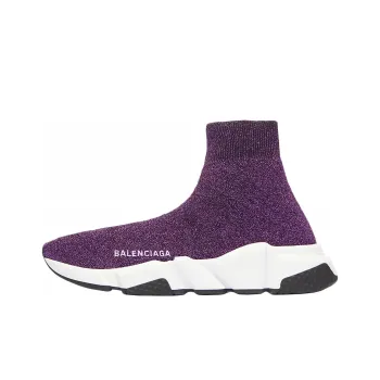 Balenciaga Speed Purple Lurex Women's