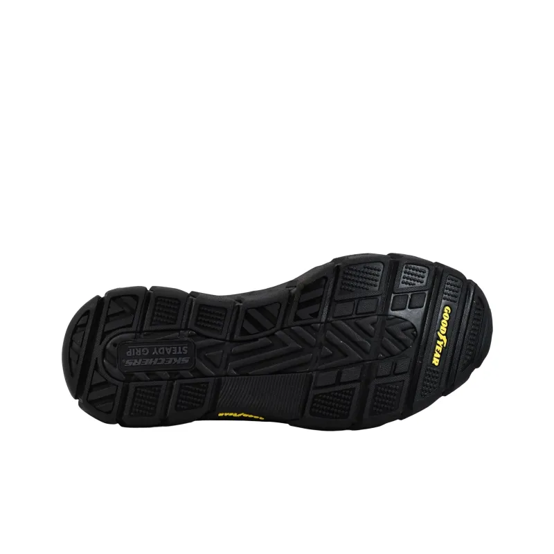 Skechers Respected Anti-Slip Wear-Resistant Low-Top Casual Shoes Men's Black-5
