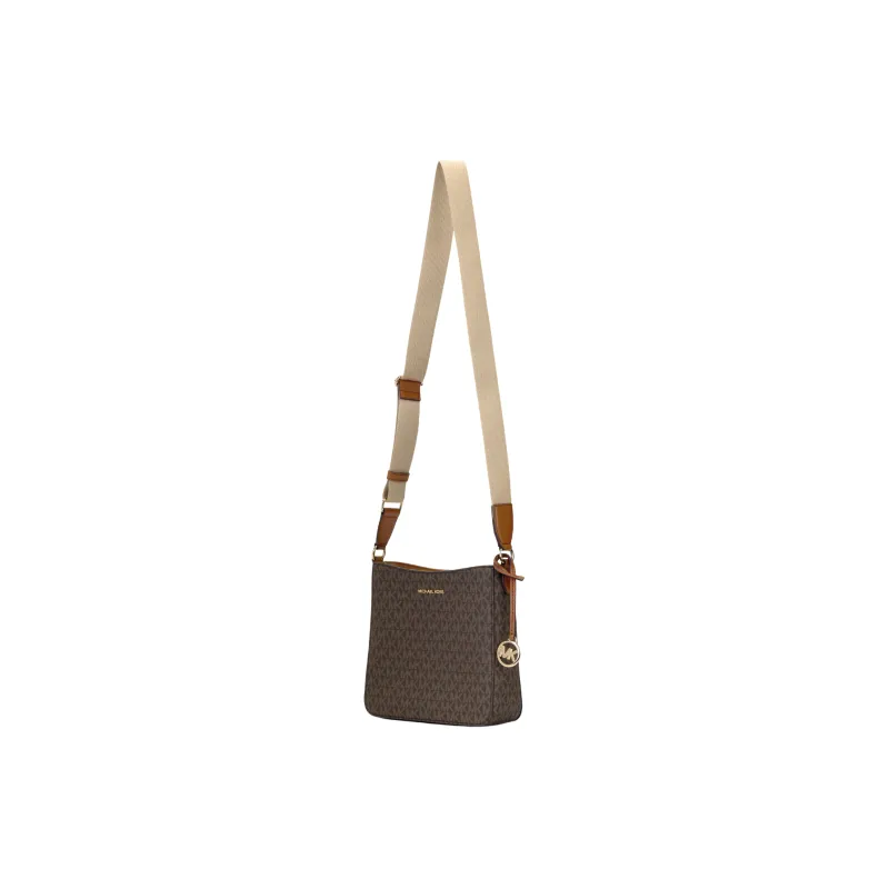MICHAEL KORS Jet Set Travel Small Signature Logo Messenger Bag-3