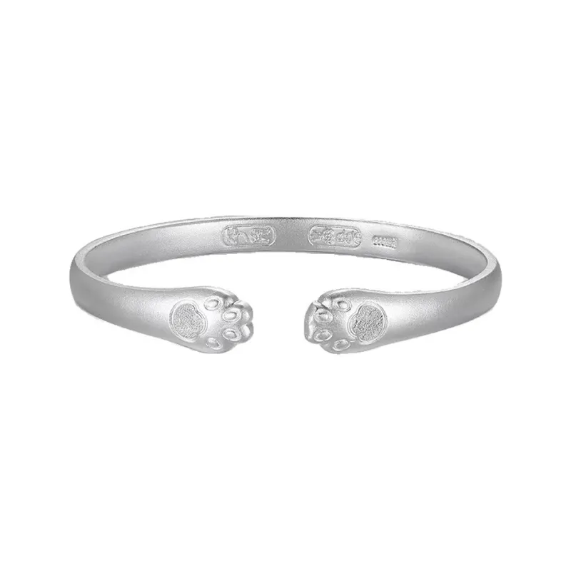 ZHONGLING 999 Fine Silver Sterling Silver Bracelets Women's-0
