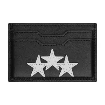 AMIRI Leather Card Holder Unisex Black
