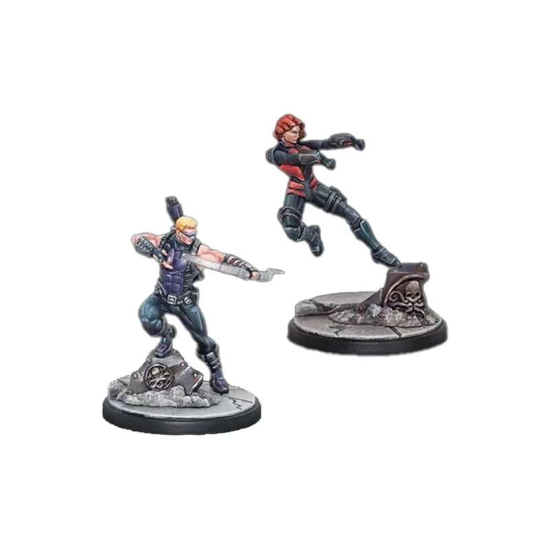 ASMODEE MARVEL CRISIS PROTOCOL HAWKEYE AND BLACK WIDOW Board Games-3