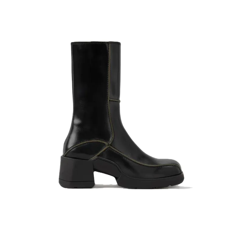 MIISTA Ankle Boots 6cm Women's Black-1