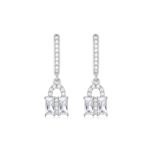 Abyb Charming S925 Silver Stud Earrings Women's