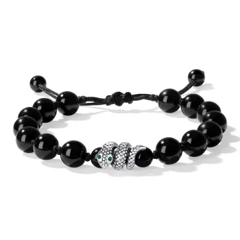 PUTUOSHANWENCHUANG Glass Cat Eye Bracelets Unisex