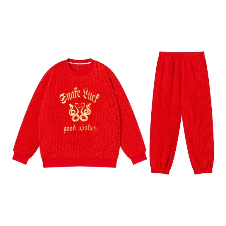 DGG Pajama Set Unisex Lucky Red-0