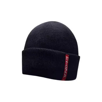 Anta Acrylic Beanies Unisex Basic Black