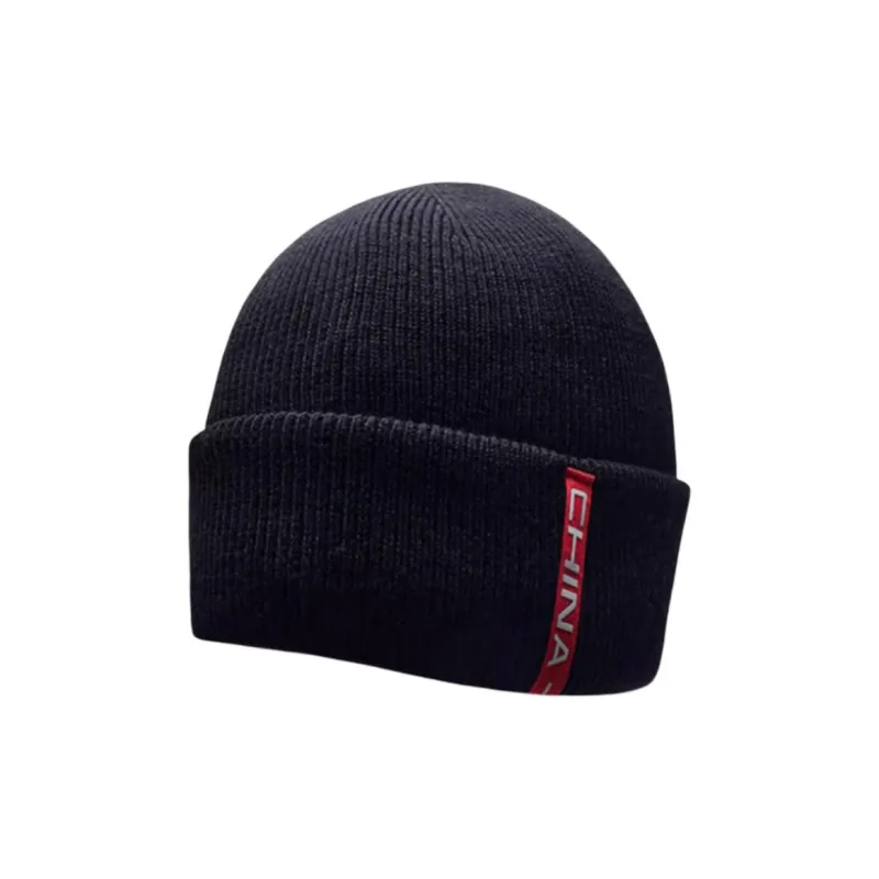 Anta Acrylic Beanies Unisex Basic Black-0
