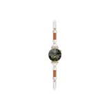 Gold Cameo Brown/Metal-Braided String Chanel-Inspired Chain