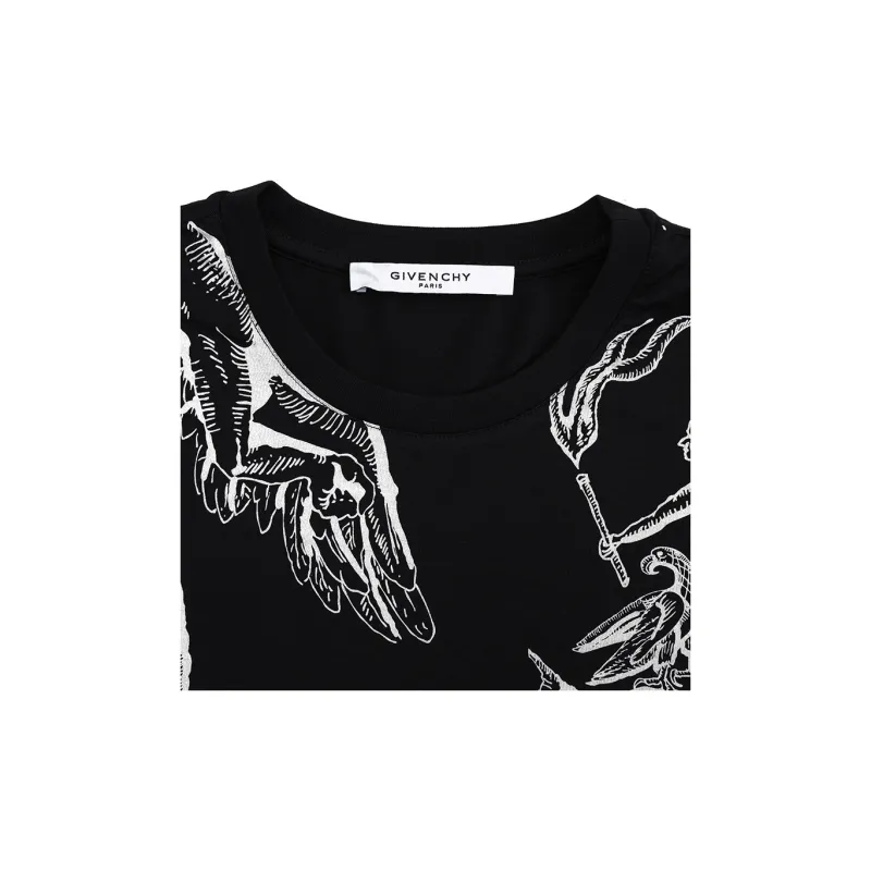 Givenchy T Shirts Men Black-3