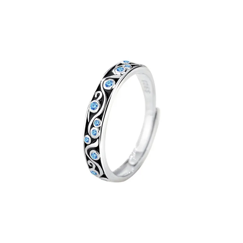 YINGNIXINDONG 925 Sterling Silver Rings Unisex-8