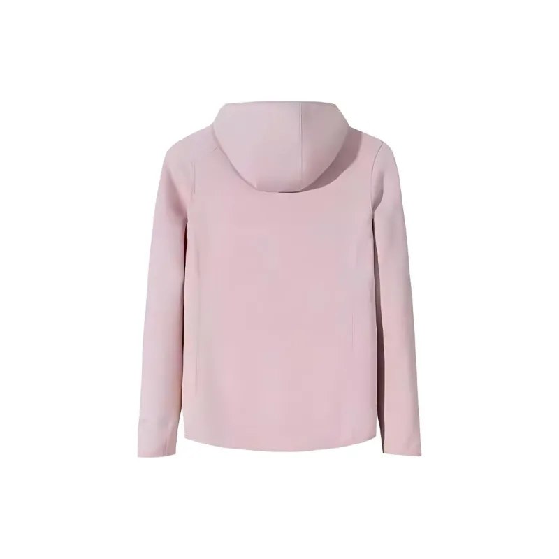 Anta Women's Outdoor Series Jackets Coats Women's Smoke Gray Pink-1