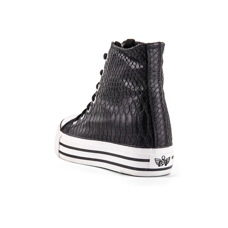 IiJin Height Increasing High Top Skateboard Shoes Women's-2