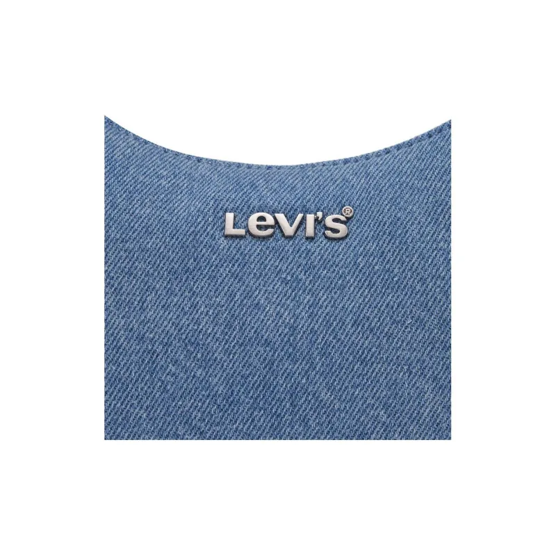 Levi's Denim Crossbody Bag, Shoulder Bag Medium Size Women's Light Blue-2