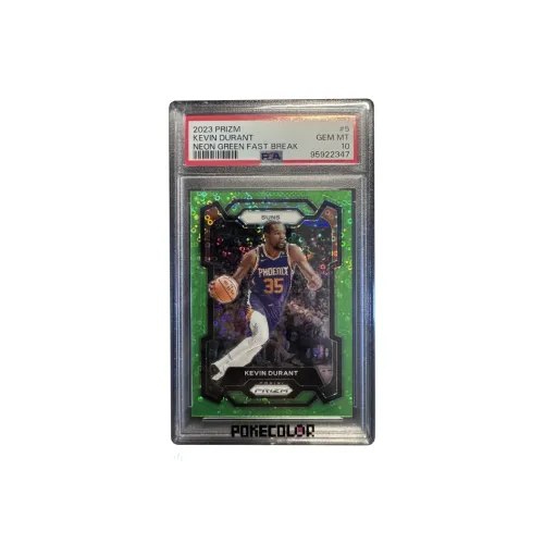 PANINI 2023 24 Prizm KD PSA10 Green Bubbles 5 Strand Holographic Card Sports Cards 1 Pc