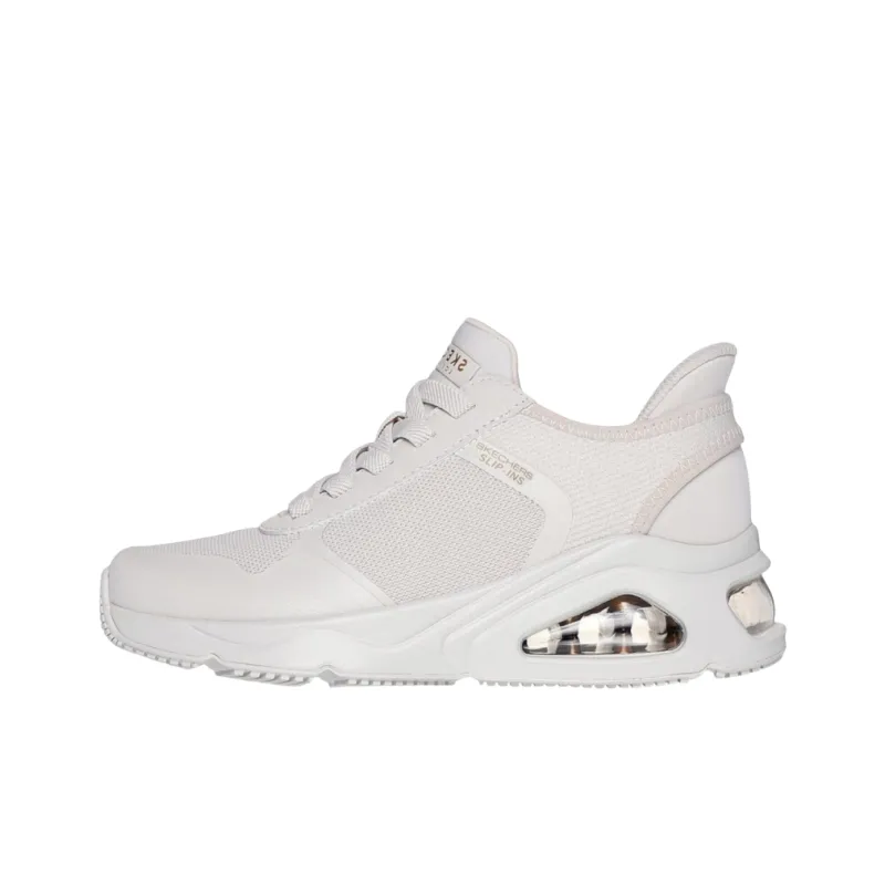 Skechers Wear-resistant And Lightweight Low-Top Casual Shoes Women's Beige-0