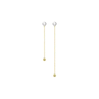ZHENZHUAOMI Freshwater Pearl Drop Earrings Women's