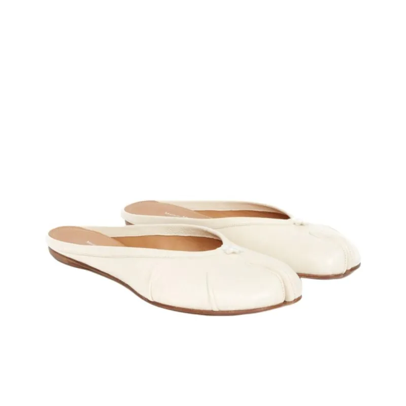Maison Margiela Tabi Wrap toe Slippers Women's White-2