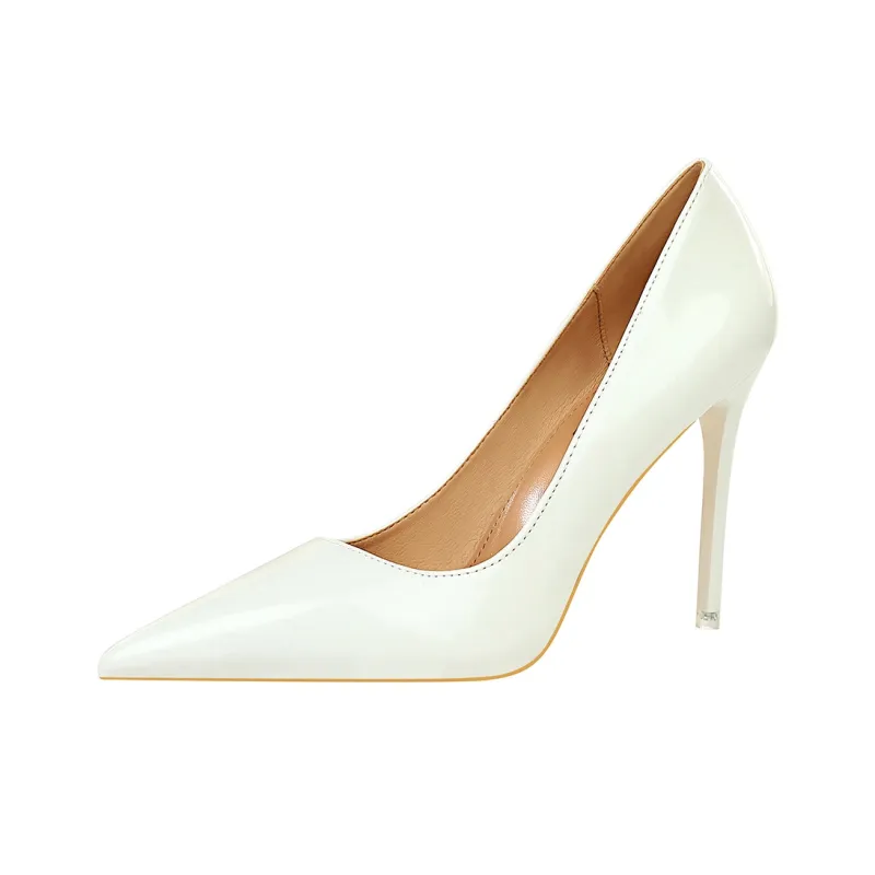 QITUMAUL Slim Heel High Heels 10.5cm Women's-13