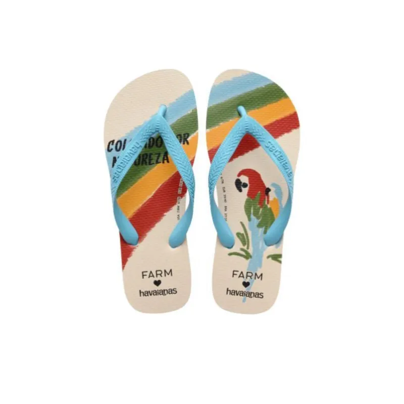 FARM RIO x Havaianas Abrasion-Resistant Flip Flops Women's Multicolor-4